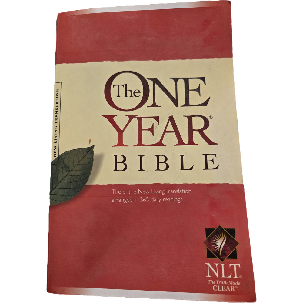 The One Year Bible NLT New Living Translation 2004 Tyndale Devotional Religion